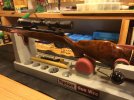 300 Weatherby mag , in its wooden stock. Leupold Scope.JPG