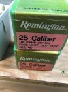 Remington 25 caliber Core Lokt SP 2 boxes.JPG